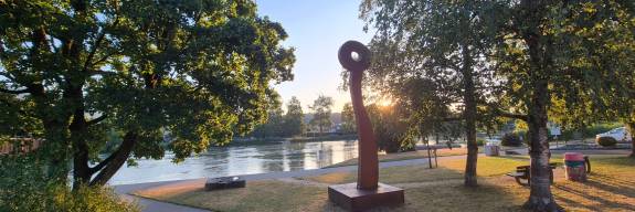 Sommer_Morgenstimmung an der Aare