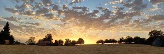 Sommer Wanenried Sonnenaufgang